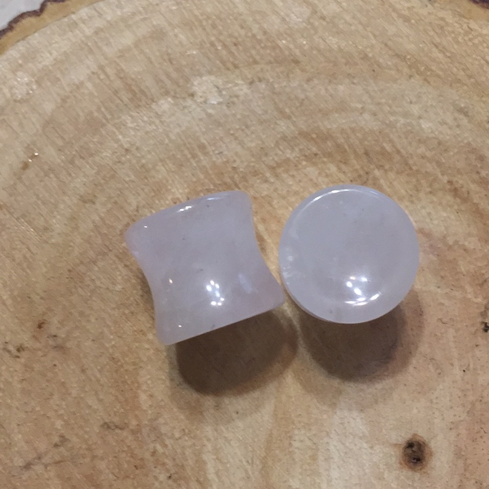 Stone plugs body jewelry